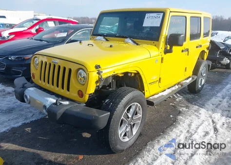 2011 Jeep Wrangler Unlimited Sahara z USA, uszkodzony, nr VIN 1J4HA5H16BL553709